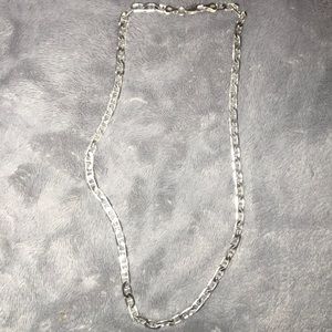 Men’s silver necklace
